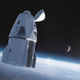 Interpretación artística de la misión SpaceX Inspiration4